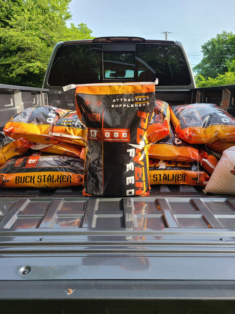 Offering the best whitetail deer feed for sale at Buck Stalker Attractants.