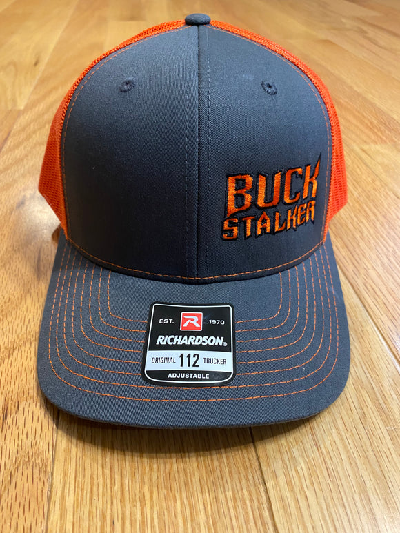 Buck Stalker Richardson Hat Gray/Orange