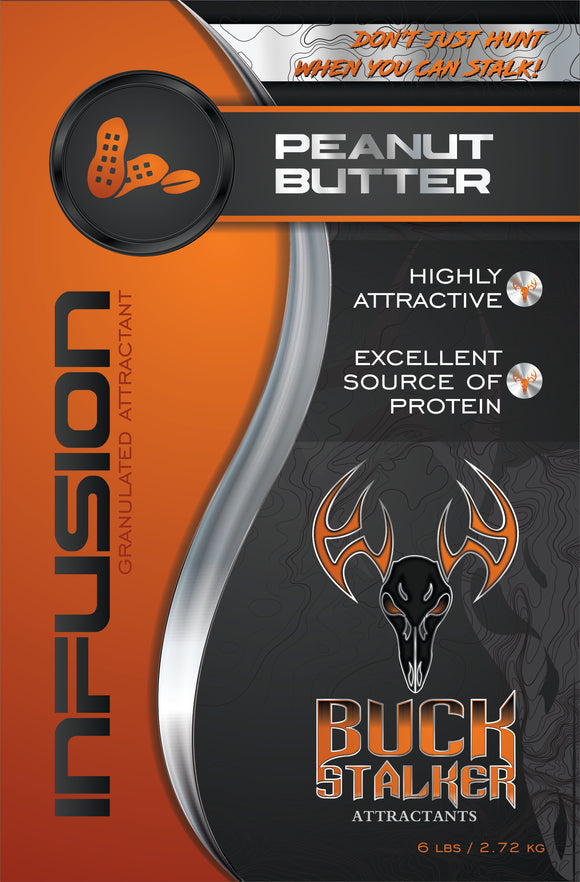 Infusion Peanut Butter Deer Attractant for sale at Buck Stalker Attractants.