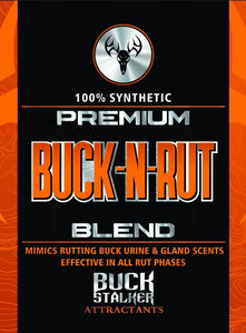 Premium Buck N Rut Deer Scent Blend for sale at Buck Stalker Attractants.